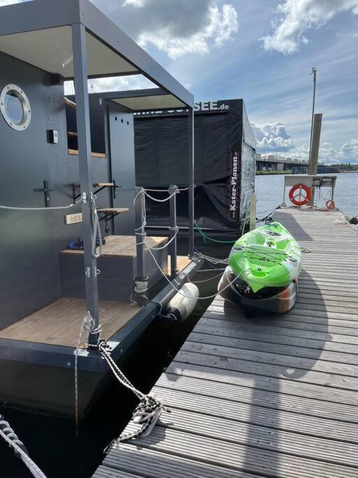 Apartament Premium Hausboot Trave Traum Lubeka Zewnętrze zdjęcie