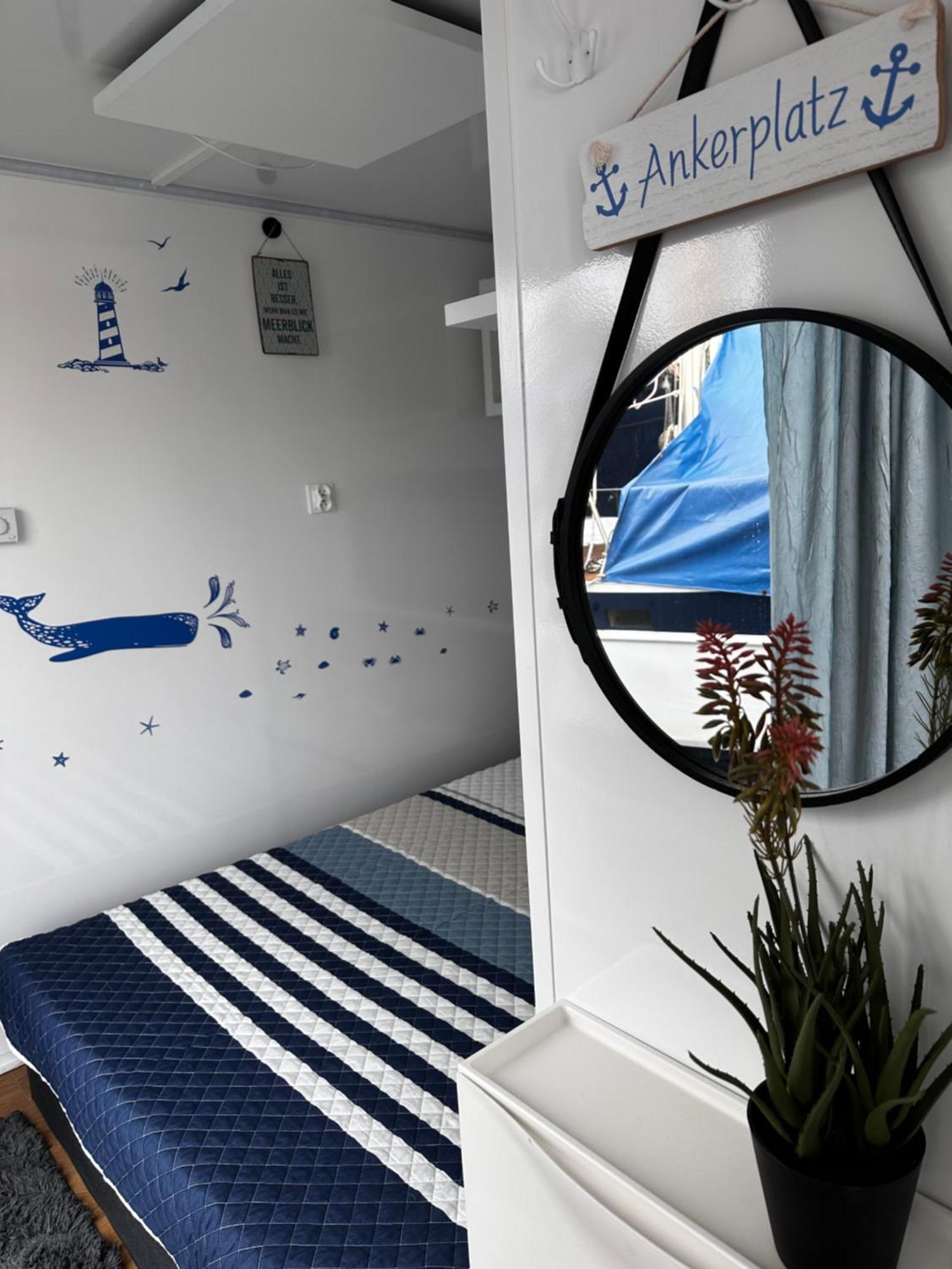 Apartament Premium Hausboot Trave Traum Lubeka Zewnętrze zdjęcie